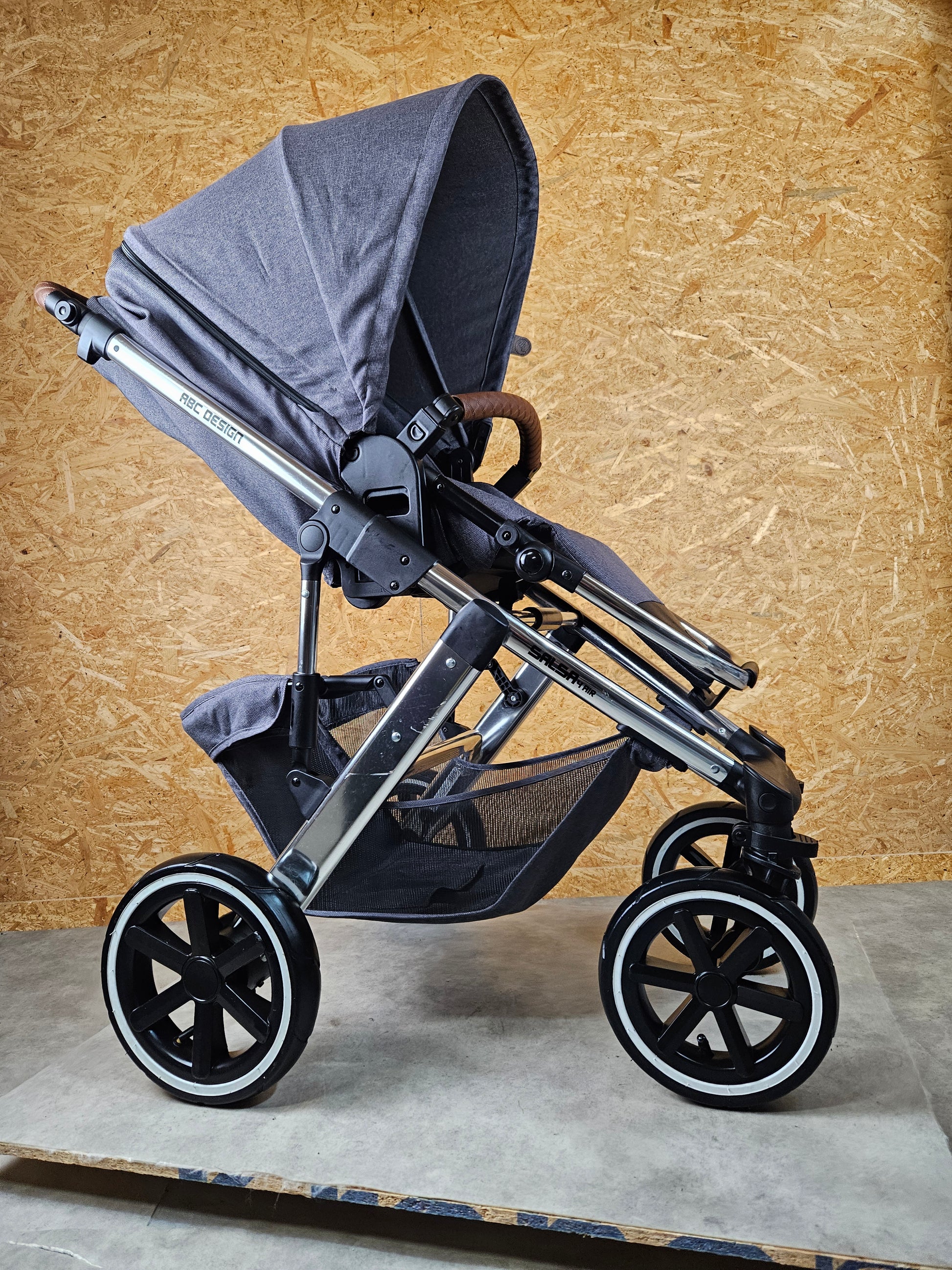 Abc Design - Salsa 4 Air Kombikinderwagen (sportsitz und Babywanne) - Asphalt in sehr Gutem Zustand Kinderwagen