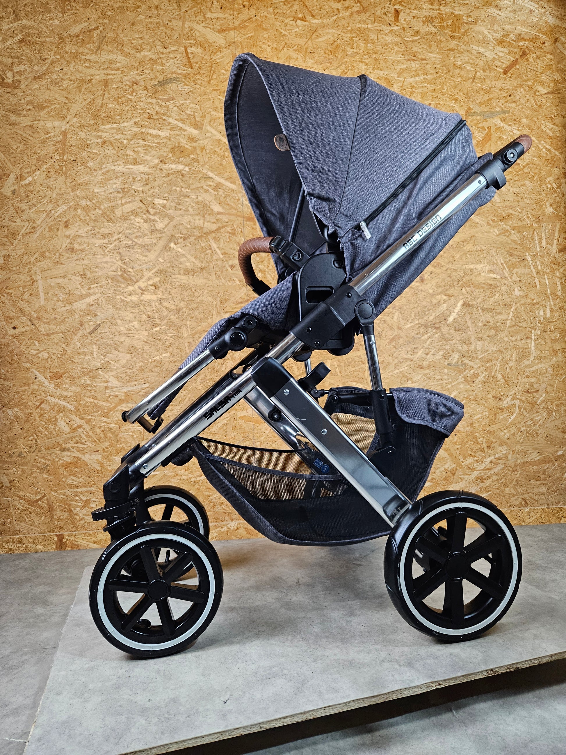 Abc Design - Salsa 4 Air Kombikinderwagen (sportsitz und Babywanne) - Asphalt in sehr Gutem Zustand Kinderwagen 9
