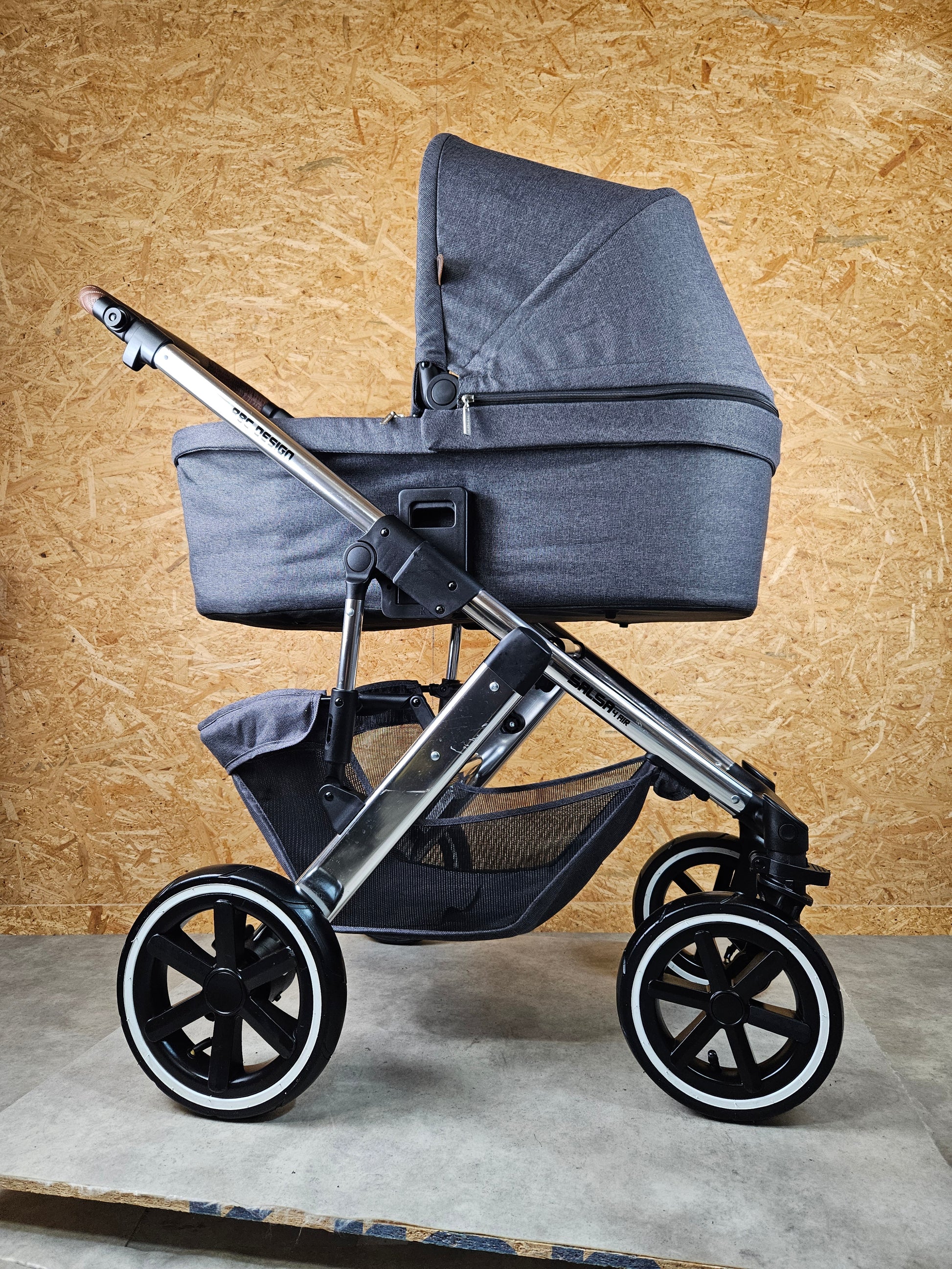 Abc Design - Salsa 4 Air Kombikinderwagen (sportsitz und Babywanne) - Asphalt in sehr Gutem Zustand Kinderwagen 19