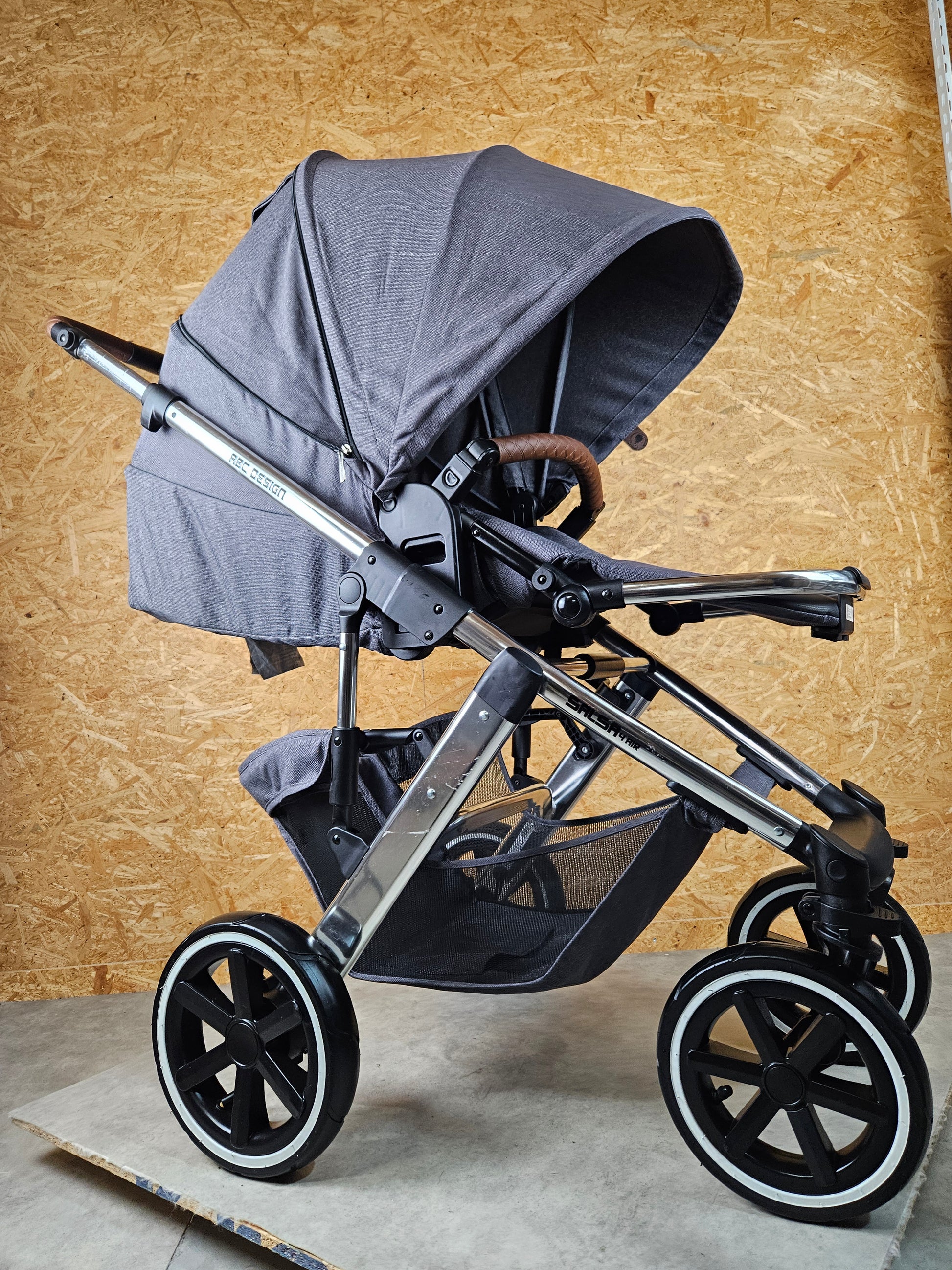 Abc Design - Salsa 4 Air Kombikinderwagen (sportsitz und Babywanne) - Asphalt in sehr Gutem Zustand Kinderwagen 11